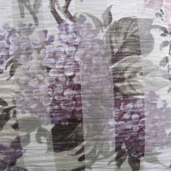 Decorative Throw Pillow Floral Purple Lilacs & Pink Mauve 14 x 14 Perfect Condtn - Picture 6 of 11